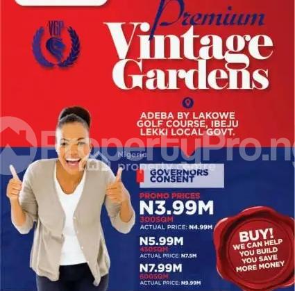 Land for sale Premium Vintage Gardens In Adeba Lakowe Golf Course Ibeju Lekki Lakowe Ajah Lagos