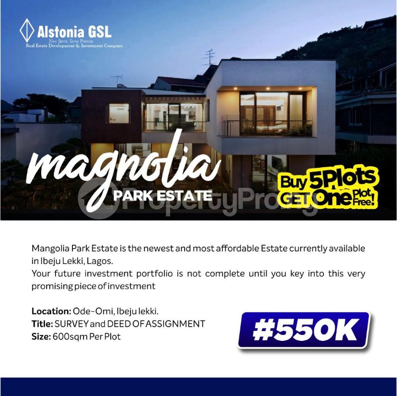 Land for sale Odeomi Ibeju-Lekki Lagos