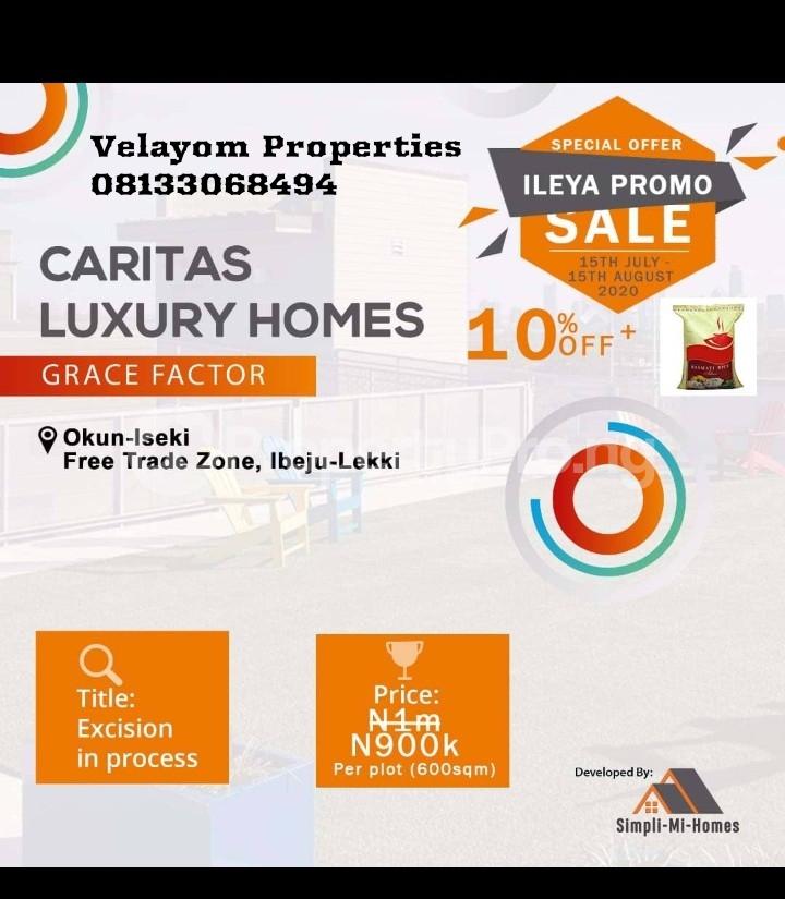 Land for sale Okunise Ise town Ibeju-Lekki Lagos