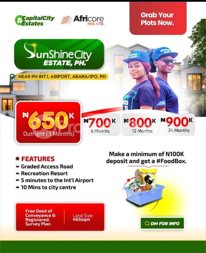 Land for sale Close To The Airport Port Harcourt Rivers