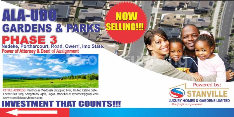 Land for sale Alaudo Gardens Phz 3, Nekede , Ph Road Owerri Owerri Imo