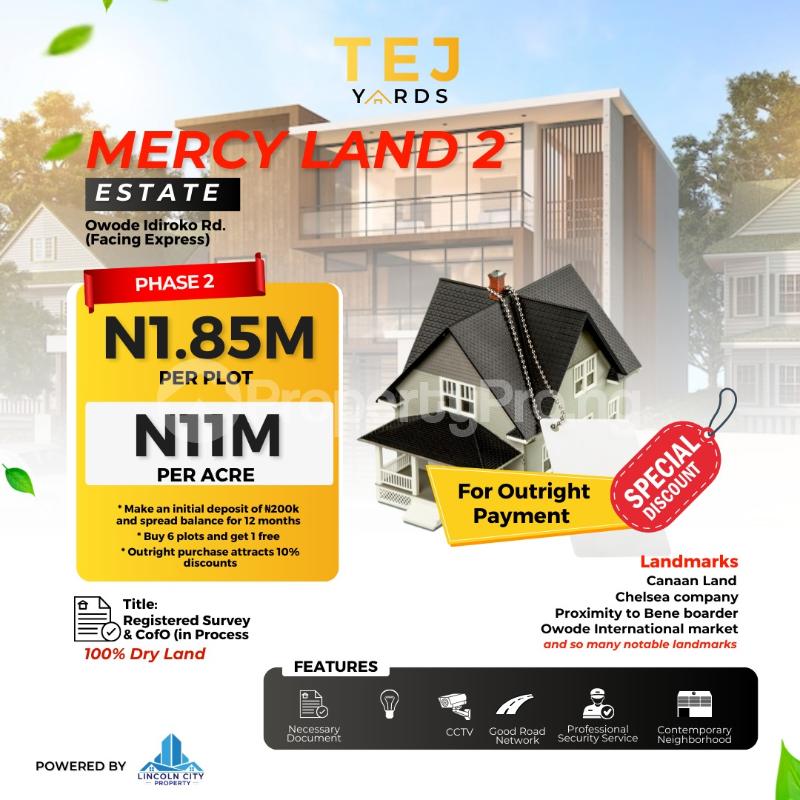 Land for sale Mercy Land Estate, Owode Idirioko Road Ado Odo/Ota Ogun