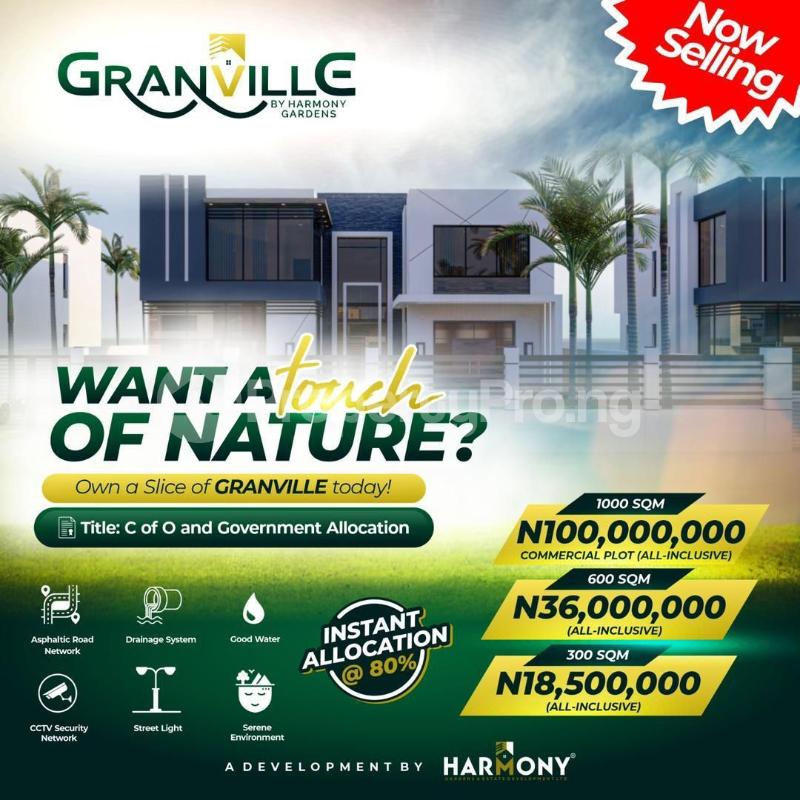 Land for sale Eleko Junction Lekki Epe Expressway,granville Estate By Harmony Garden Ibeju-Lekki Lagos
