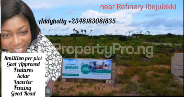 Land for sale Addyholly + Free Trade Zone Ibeju-Lekki Lagos
