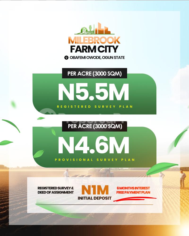 Land for sale Obafemi Owode Ogun