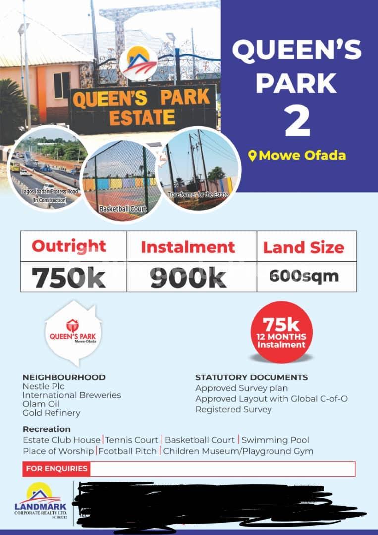 Land for sale Mowo/ofada Berger Ojodu Lagos