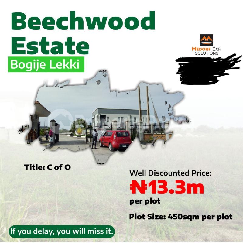 Land for sale Bogije Sangotedo Lagos