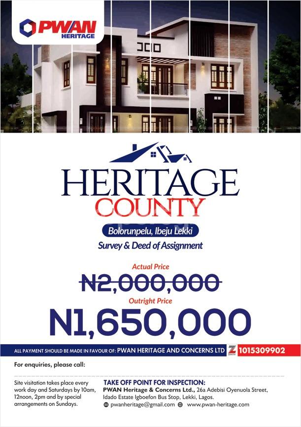 Land for sale Bolorunpelu Community Ibeju-Lekki Lagos - 1