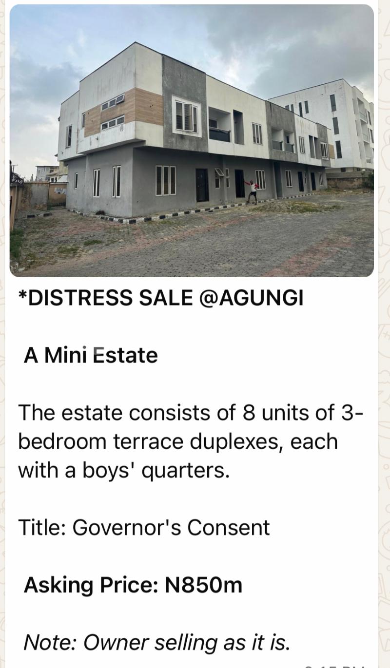 3 bedroom House for sale Agungi Lekki Lagos