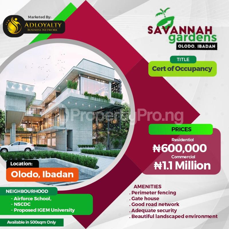 Land for sale Olodo Ibadan Oyo Oyo
