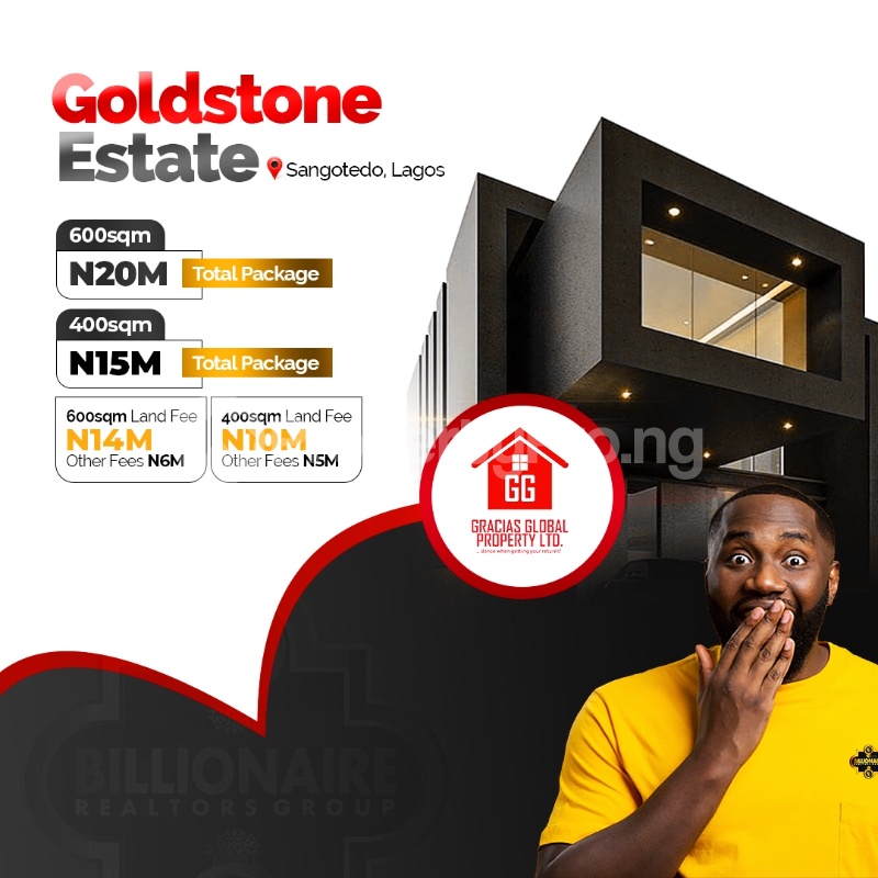 Land for sale Goldstones Estate Sangotedo Lagos