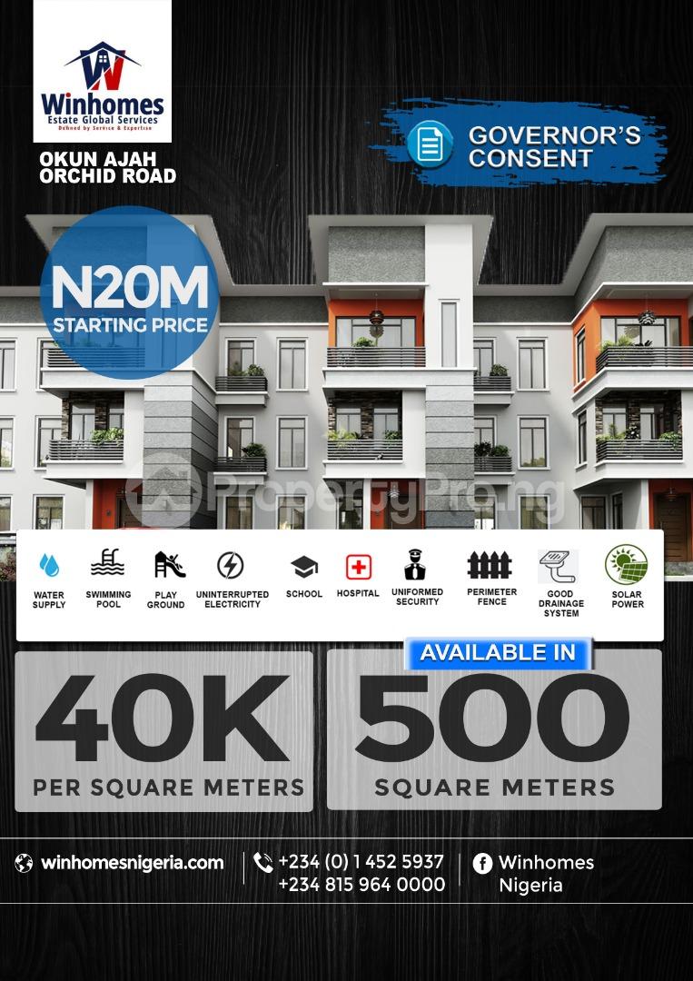 Land for sale Orchid Road, Lafiaji Ikota Lekki Lagos
