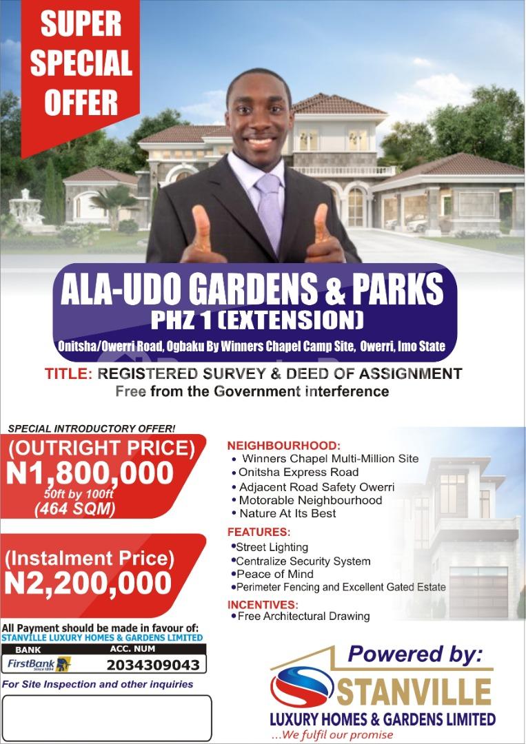 Land for sale Owerri Imo