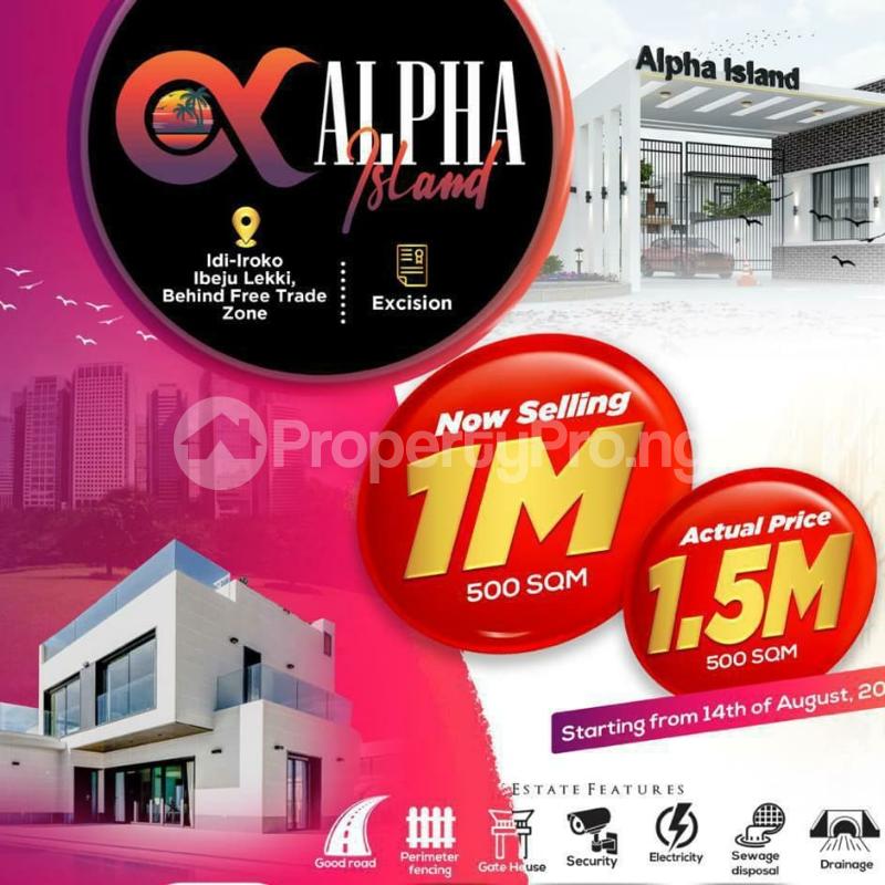 Land for sale Idi Iroko Free Trade Zone Ibeju-Lekki Lagos