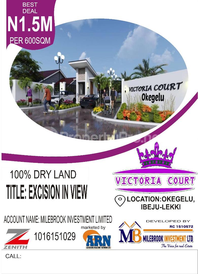 Land for sale Victoria Court Okegelu Ibeju Lekki Eleranigbe Ibeju-Lekki Lagos