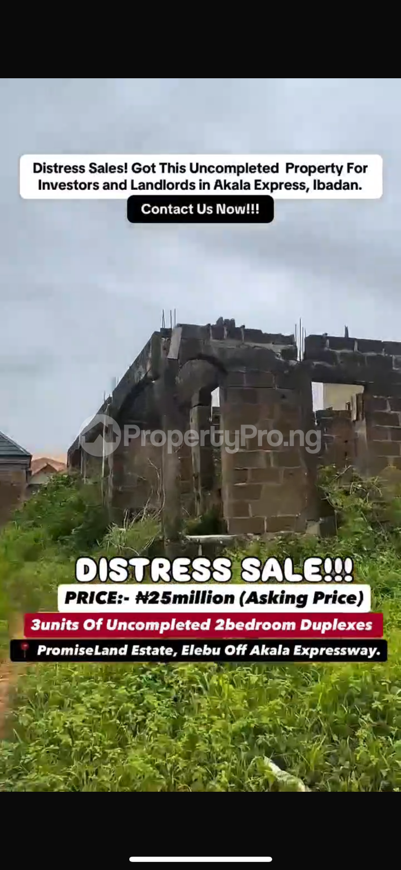 Land for sale Promiseland Estate, Elebu Off Akala Expressway, Ibadan Oyo