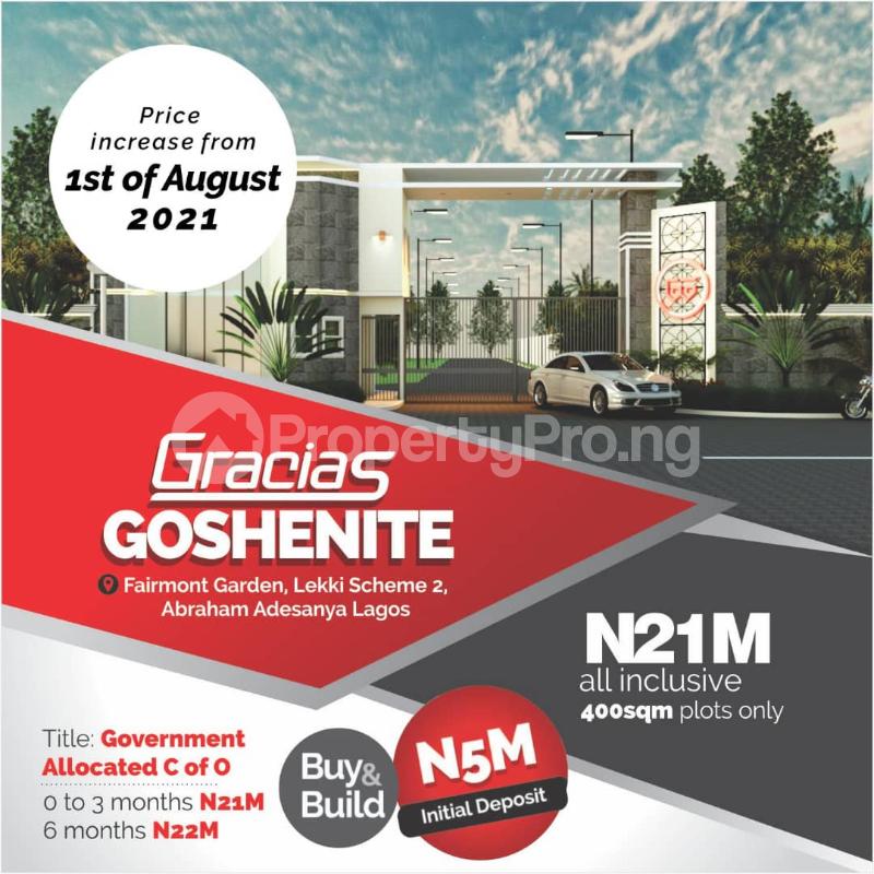 Land for sale Ogombo Road Abraham adesanya estate Ajah Lagos