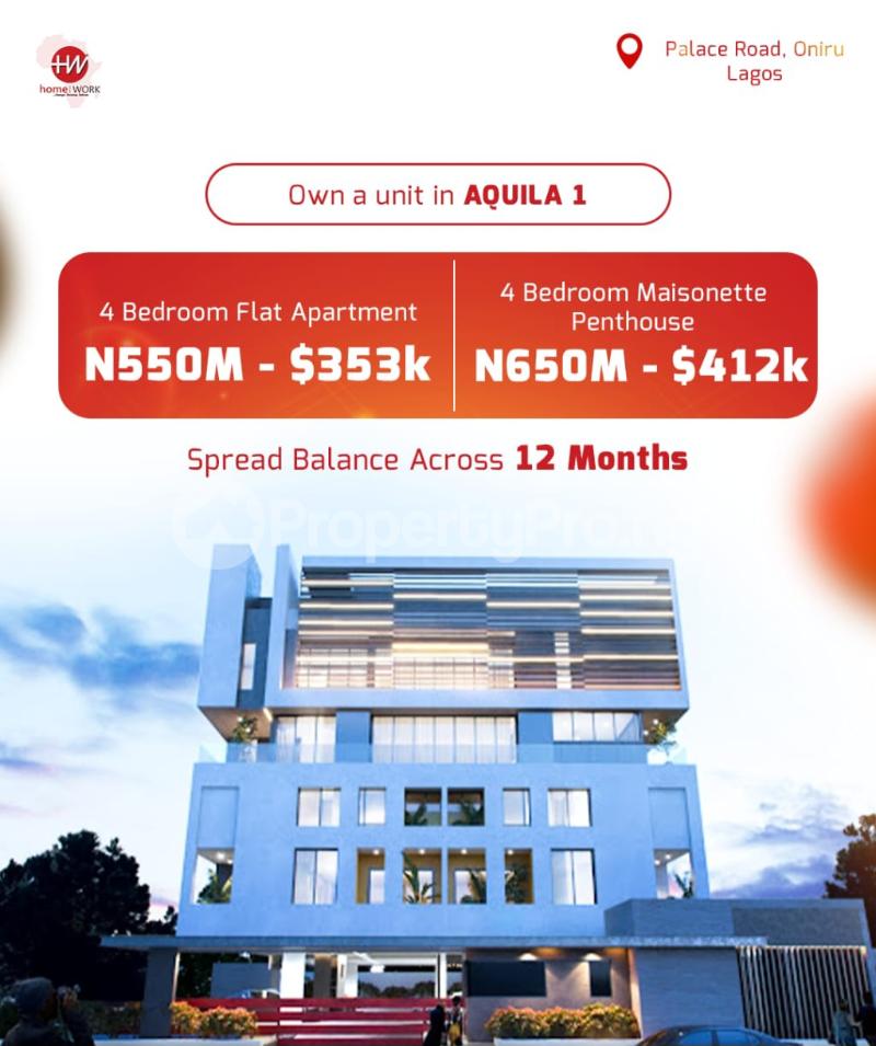 4 bedroom Flat / Apartment for sale Palace Road ONIRU Victoria Island Lagos