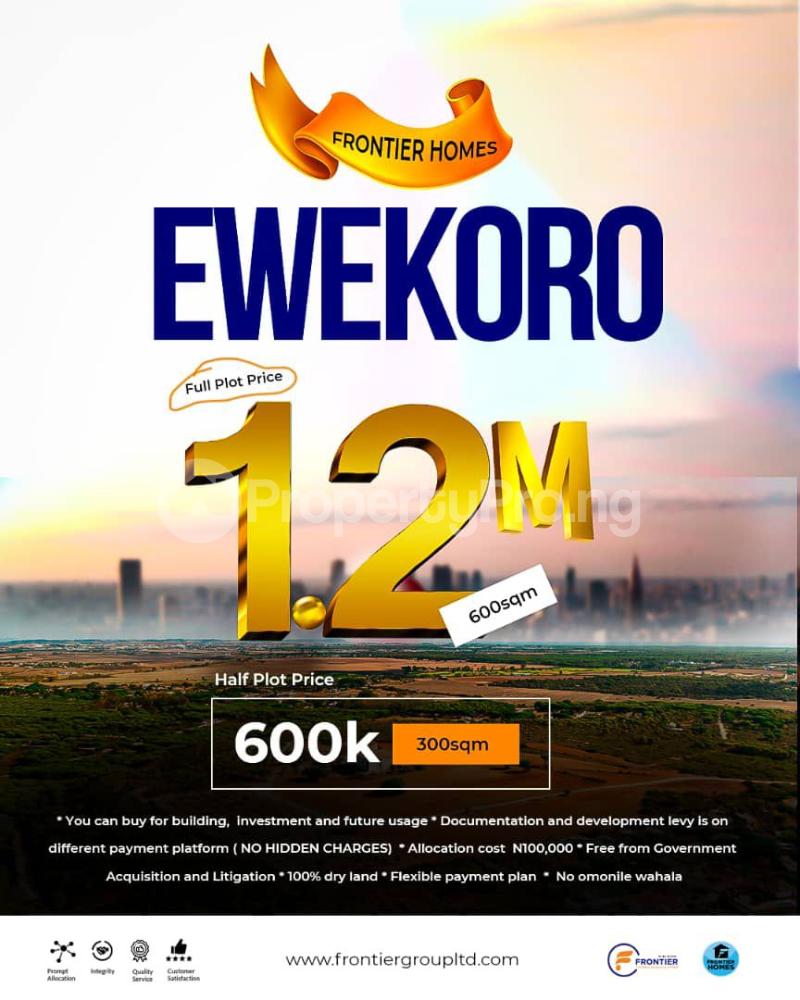 Land for sale Frontier Homes Estate. Elere Town. Papalanto Ewekoro Ogun