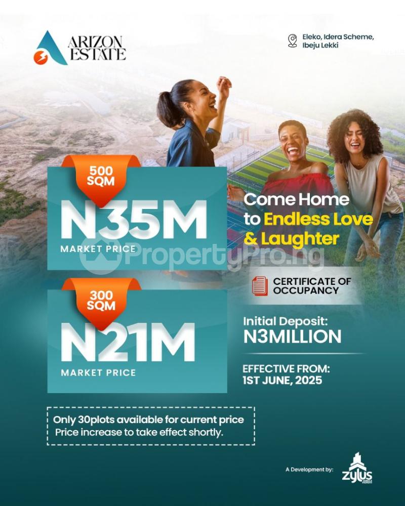 Land for sale Pan Atlantic University Epe Road Epe Lagos