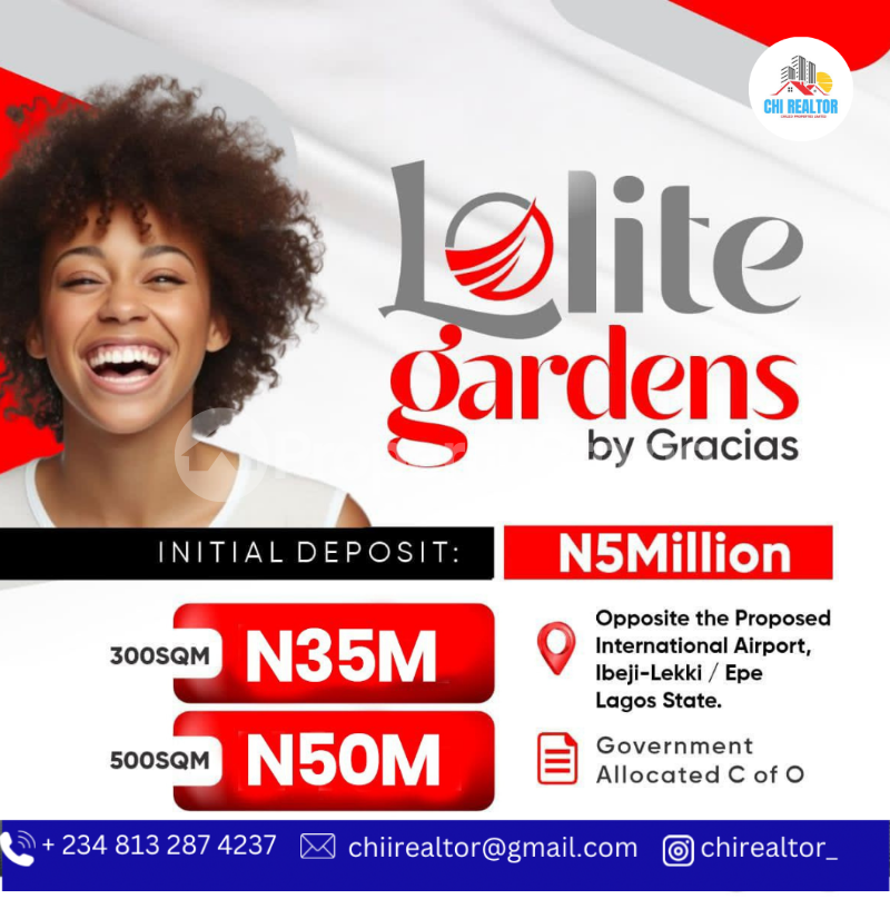 Land for sale Aiyetoro Housing Scheme ) Lolite Estate/ Along The Lekki Epe Expressway Free Trade Zone Ibeju-Lekki Lagos
