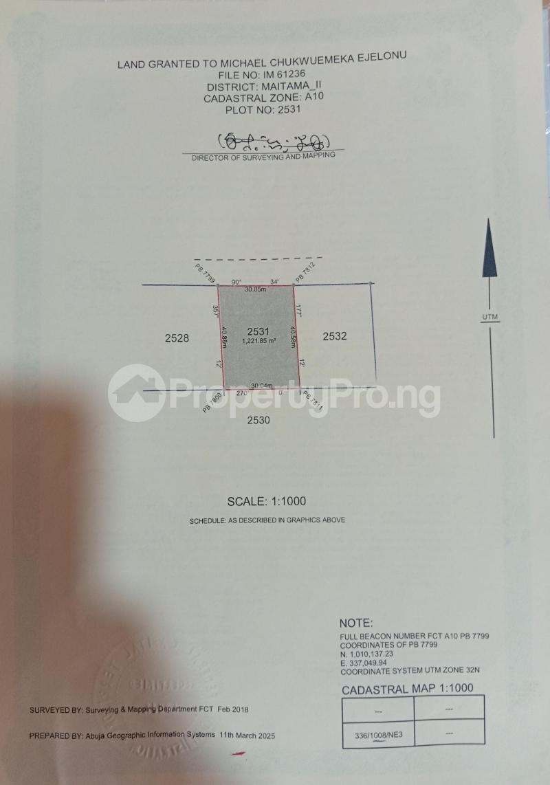 Land for sale Maitama 2 Abuja Maitama Abuja
