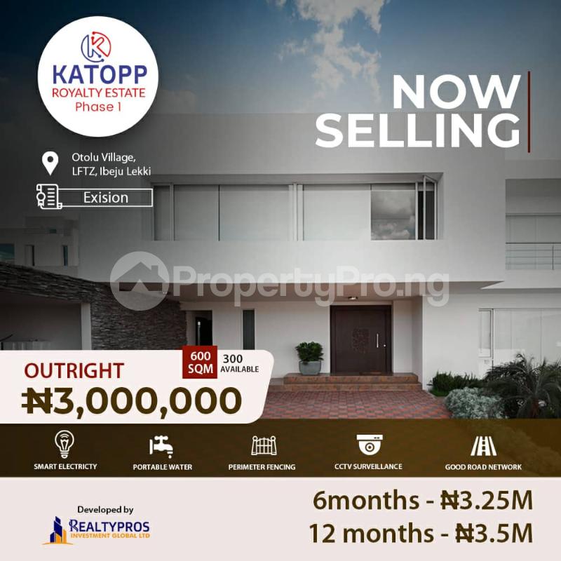 Land for sale Otolu Free Trade Zone Ibeju-Lekki Lagos
