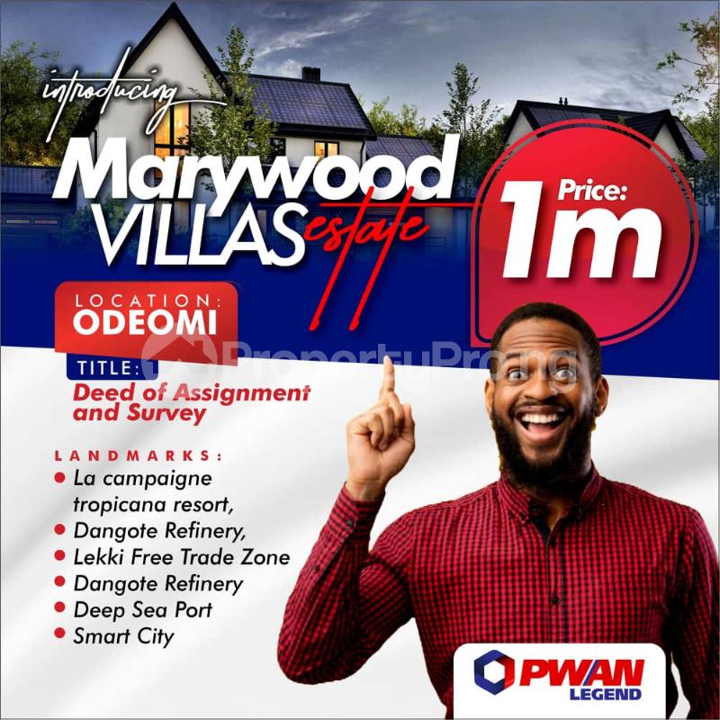 Land for sale Odeomi Ibeju-Lekki Lagos