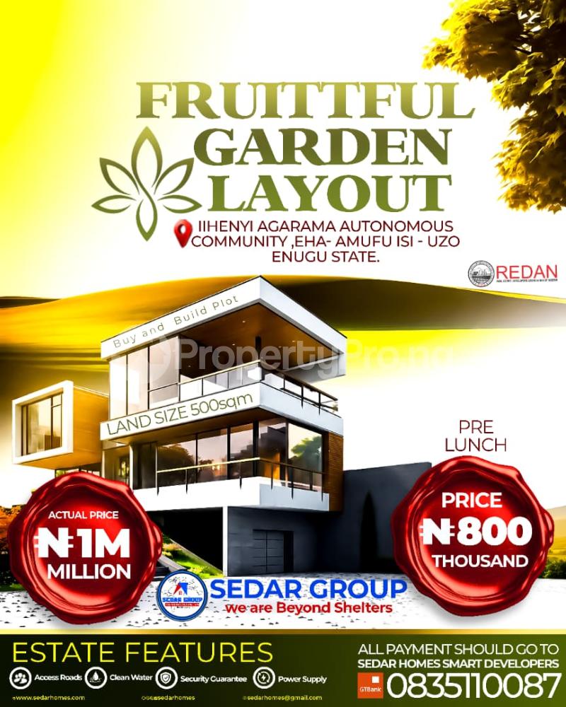 Land for sale Ehamufu Isi-Uzo Enugu