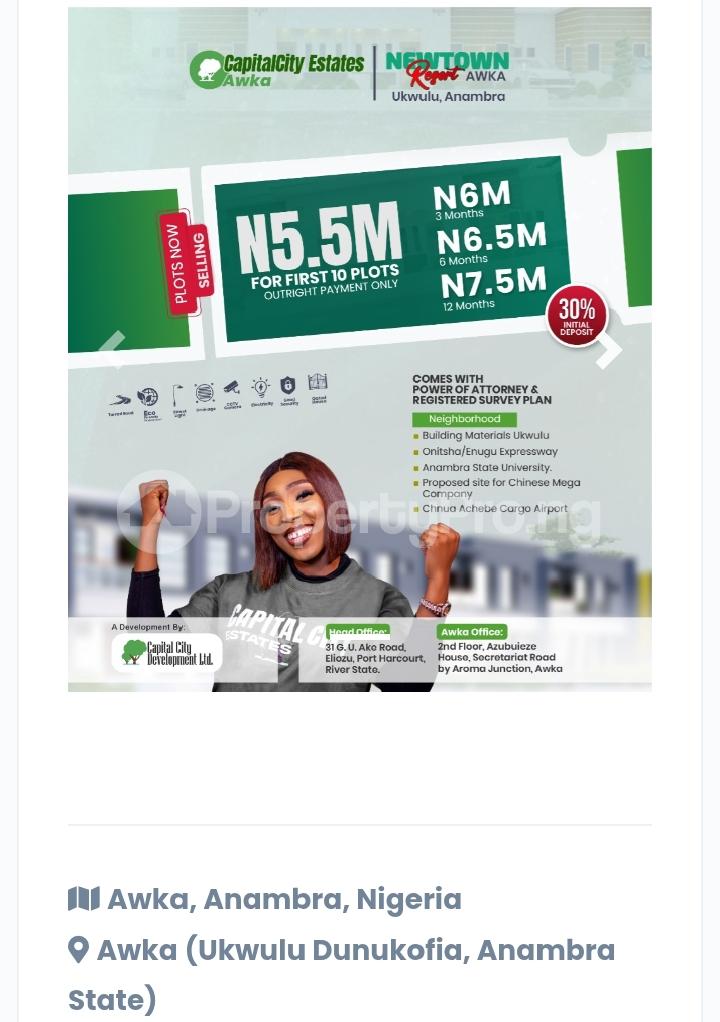 Land for sale Awka South Anambra