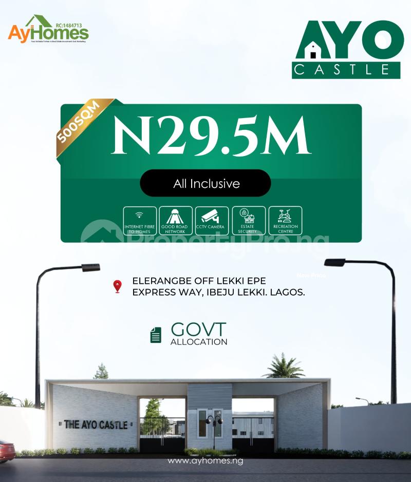 Land for sale Ibeju Lekki | Sangotedo|lekki International Airport, Eleranigbe Ibeju-Lekki Lagos