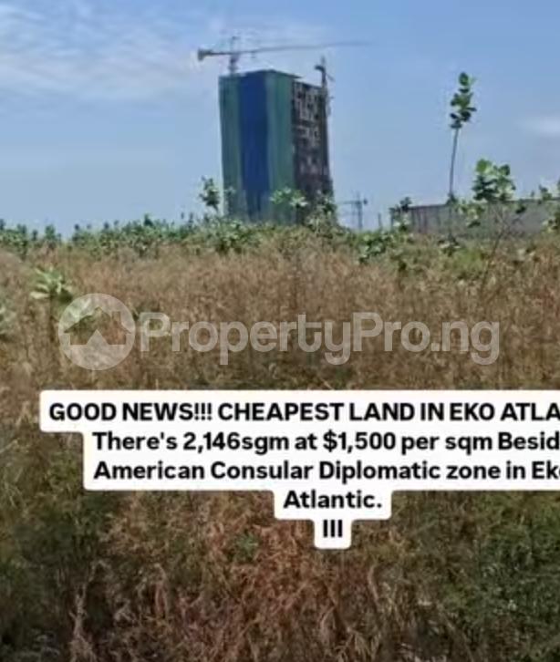 Land for sale Eko Atlantic City Victoria Island Lagos