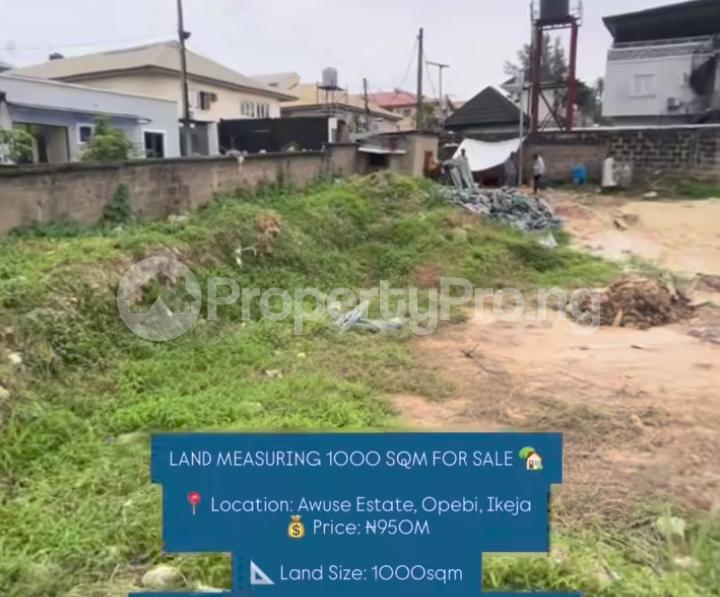 Land for sale Awuse Estate Opebi Ikeja Lagos