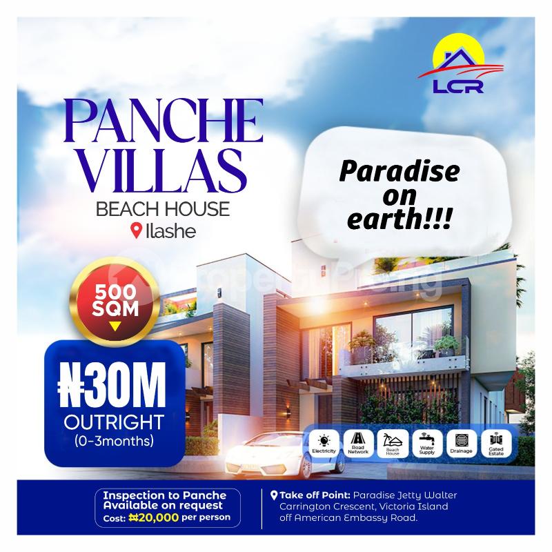 Land for sale Ilashe/ Panche Villa Estate/ Ilashe Beach Badagry Badagry Lagos - 0