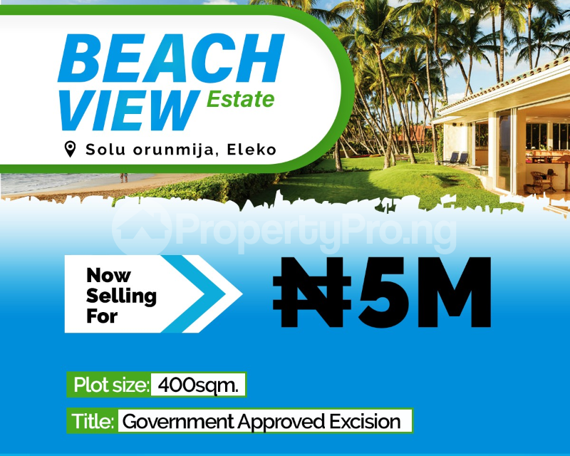 Land for sale Solu Orunmija, Eleko, Lagos Eleko Ibeju-Lekki Lagos