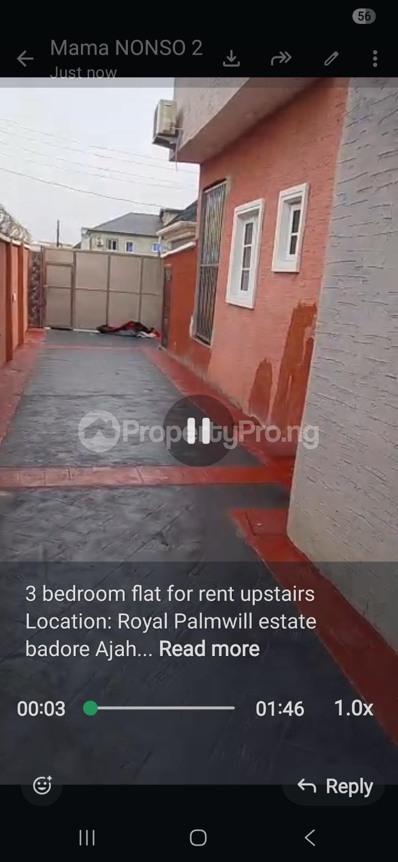 3 bedroom Flat / Apartment for rent Royal Palmwill Estate (remlek) Badore Ajah Lagos