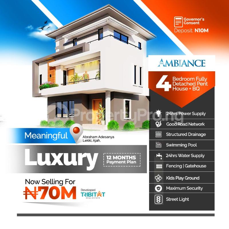 4 bedroom House for sale The Ambiance Estate Ajah Lagos