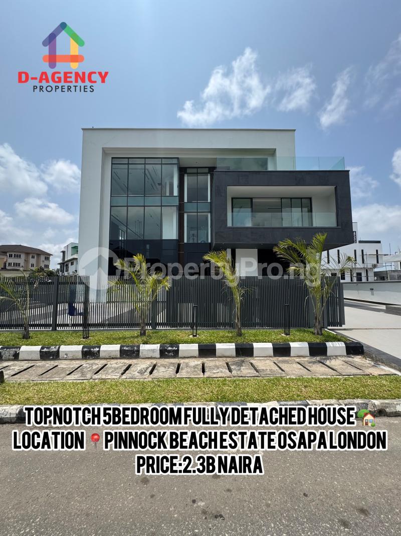 5 bedroom House for sale Pinnock Beach Estate, Osapa london Lekki Lagos