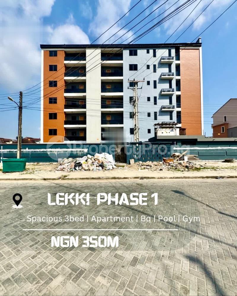 3 bedroom Flat / Apartment for sale Lekki Phase 1 Lekki Lagos