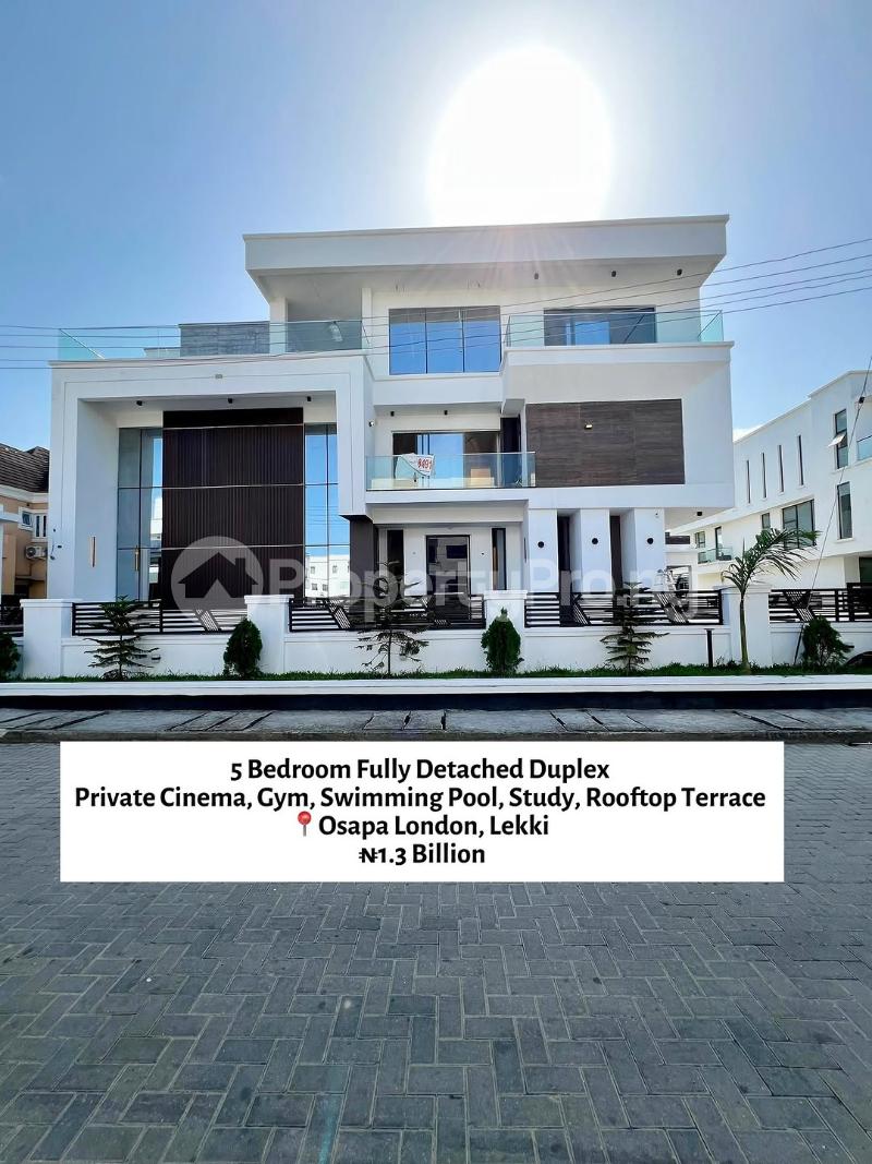 5 bedroom House for sale Osapa london Lekki Lagos