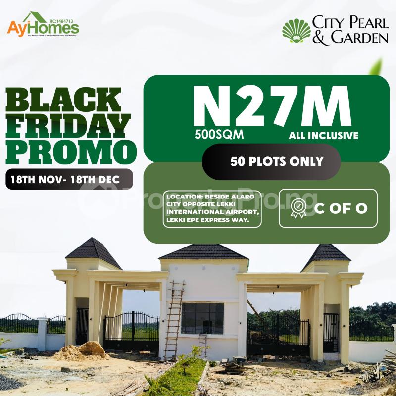 Land for sale Alaro City Free Trade Zone Ibeju-Lekki Lagos