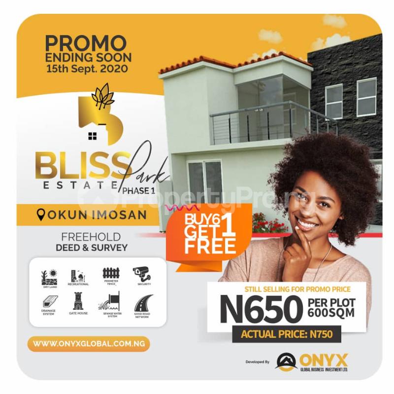 Land for sale Okun Imosan Free Trade Zone Ibeju-Lekki Lagos