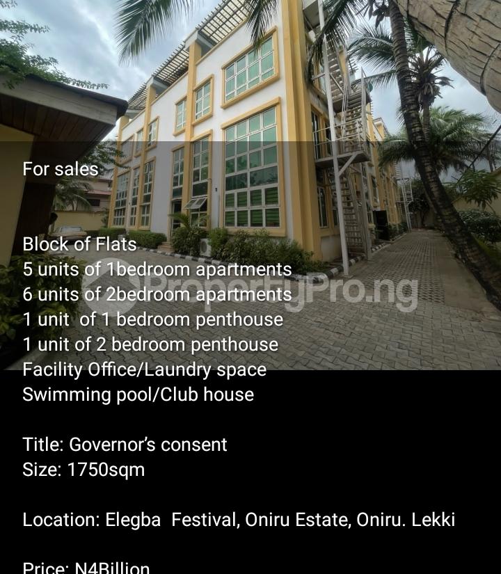 House for sale Oniru Ikoyi Lagos Ikoyi Lagos