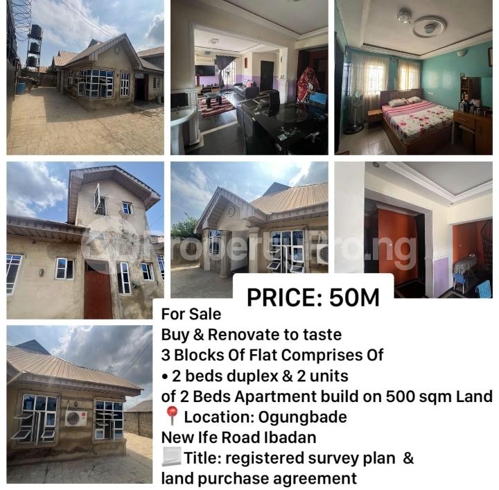 3 bedroom House for sale Ogungbade New Ife Road Iwo Rd Ibadan Oyo