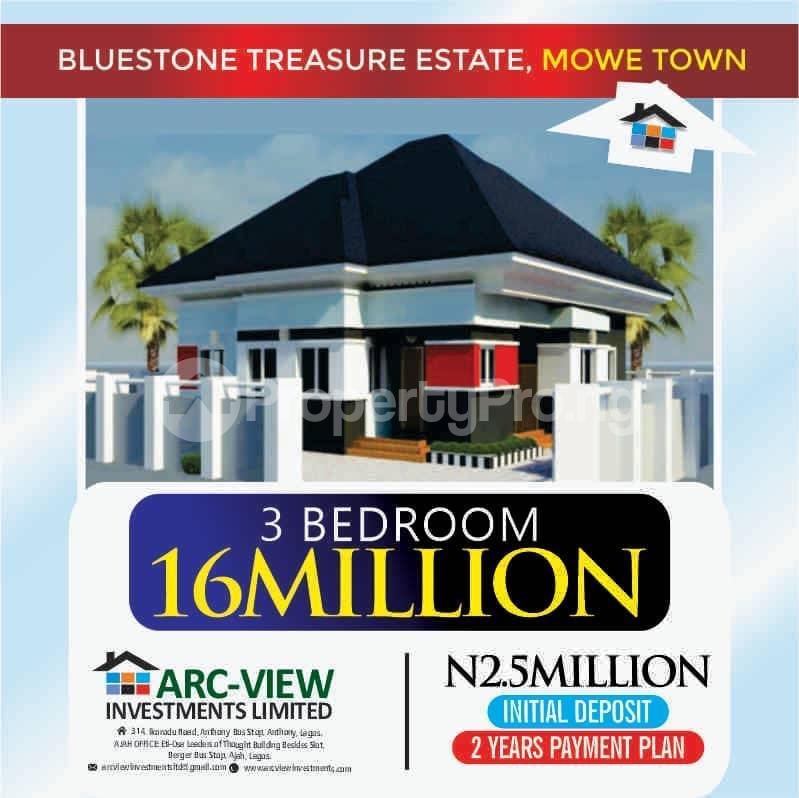 3 bedroom House for sale Mowe Obafemi Owode Ogun