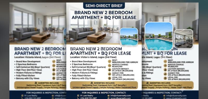 2 bedroom Flat / Apartment for rent Victoria Island Victoria Island Lagos