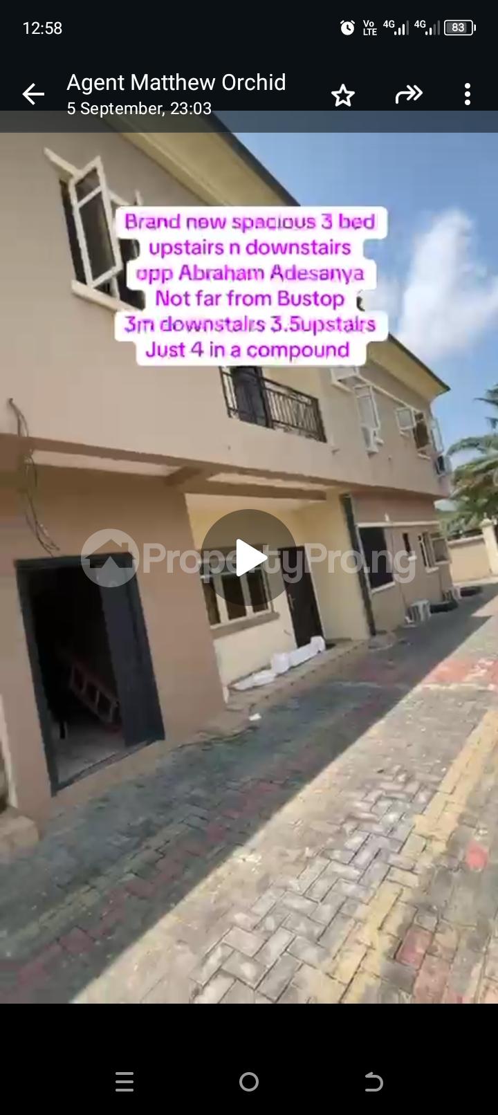 Flat / Apartment for rent Opposite Abraham Adesanya Ajah Lagos Abraham adesanya estate Ajah Lagos - 0