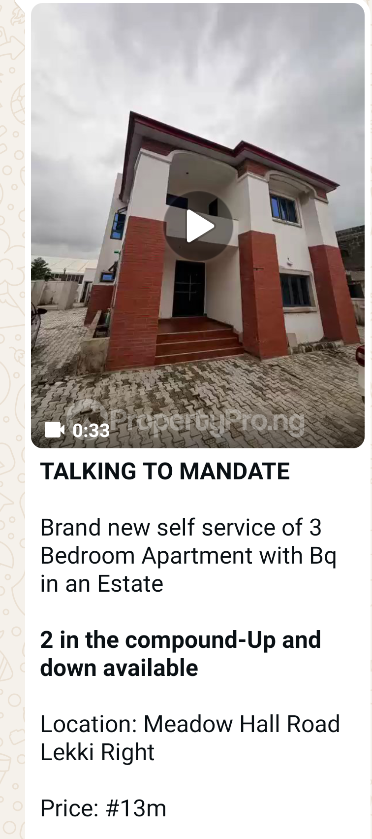 3 bedroom Flat / Apartment for rent Lekki Right Meadow Hall Lekki Phase 1 Lekki Lagos