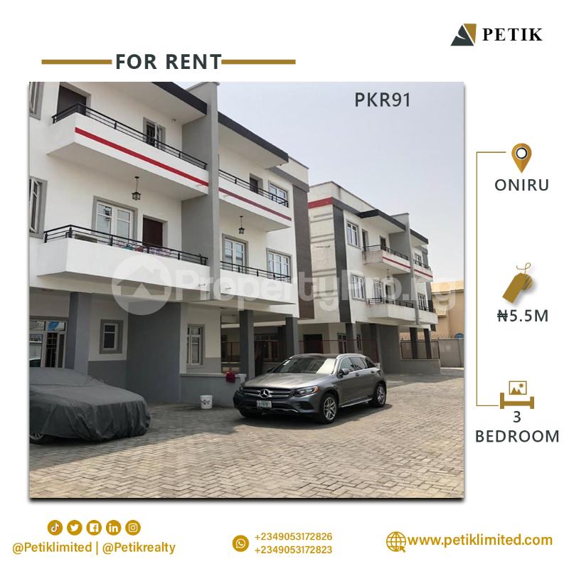 3 bedroom House for rent Oniru Lekki Lagos