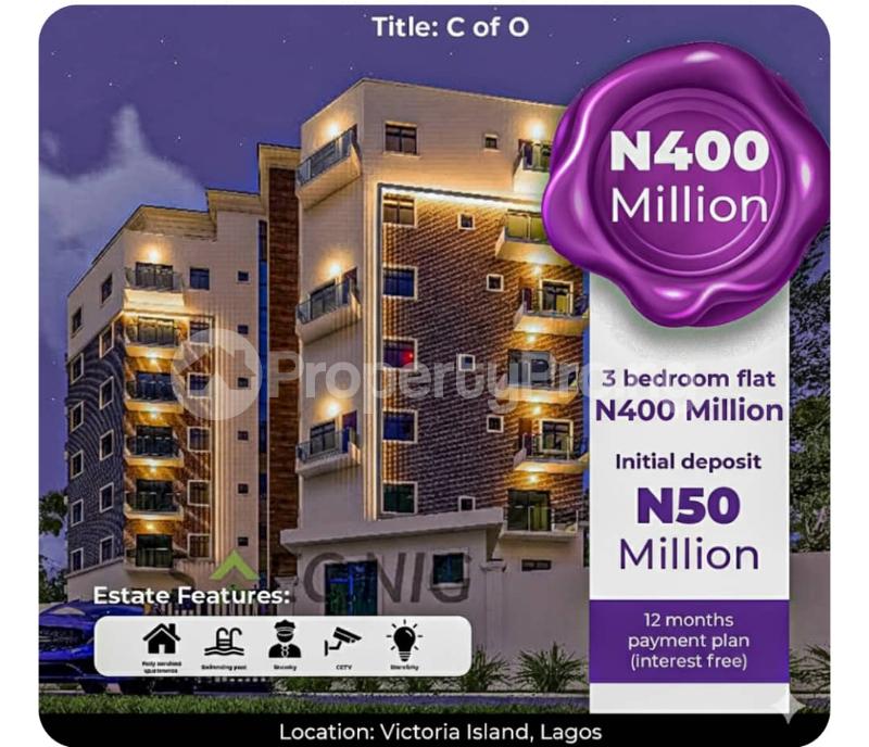 3 bedroom Flat / Apartment for sale By Ligali Ayorinde, Victoria Island Lagos